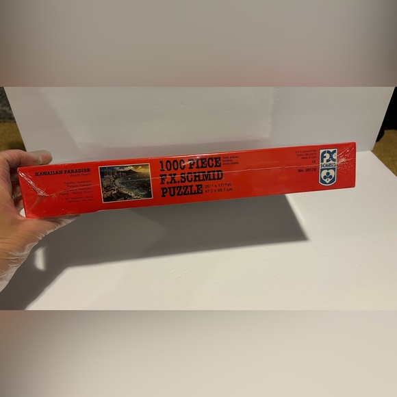 1000 Piece F.X. Schmid Puzzle Hawaiian Paradise Sealed New  -1997 - Picture 10 of 12